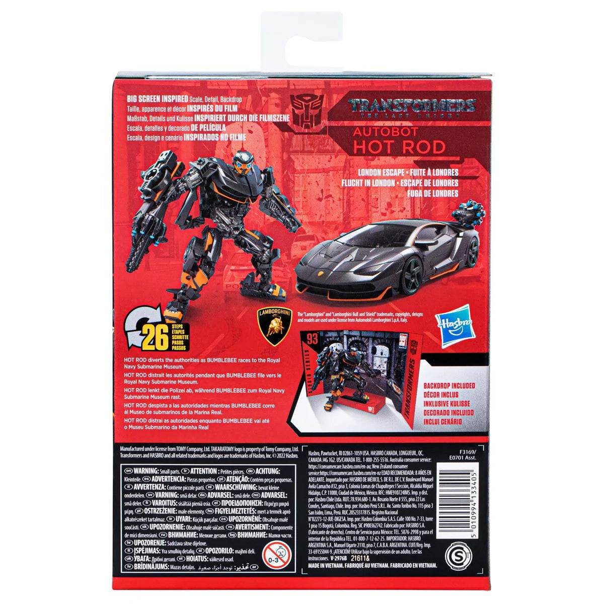 Transformers Studio Series Deluxe The Last Knight Hot Rod Hasbro